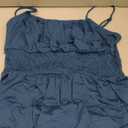 GRACE KARIN Womens 2025 Summer Dress Casual Sleeveless Spaghetti Strap Smocked Ruffle Beach Long Maxi Dress with Pockets- L