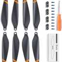 Ruko F11PRO 2 Drone Propellers (4Packs) - Replacement Blades, Spare Drone Accessories, Grey,