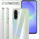 Foluu Slim Fit Case for Samsung Galaxy A36 5G - Transparent Hard PC Back & Soft TPU Bumper, Shockproof Protective Case for Samsung Galaxy A36 5G 2025 (Clear)