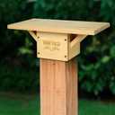 Little Library Mount, Outdoor Library Book Box Bracket Holder, Suitable for 4x4 Post, Stable & Quick - Install, for Neighborhood Community and School