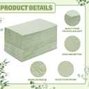 100PCS Disposable Sage Green Guest Napkins Paper Green Disposable Hand Towels Decorative Dinner Napkin Paper Disposable Hand Towels for Bathroom,Baby Shower,Wedding,Birthday,Party Supplies Table Decor