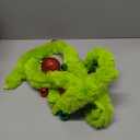 6 Feet Christmas Garland Decorations Xmas Lime Green Faux Fur Ribbon Trim with Red Green Balls Xmas Tree Winding Furry Stripe for Mantel Fireplace Decoration Indoor Outdoor Table Decor