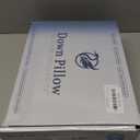 Luxury Canadian White Goose Down Pillows - Soft Down Pillow for Sleeping, Fluffy Hotel Bed Pillows for Side Sleeper (Standard,2 Pack(20"x26"))