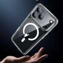 ESR for iPhone 17 Pro Case, Camera Control Cover, Compatible with MagSafe, Shockproof Military-Grade Protection, Magnetic Phone Case for iPhone 17 Pro, Classic Hybrid Case, Clear