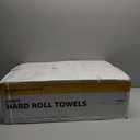 AmazonCommercial 1-Ply Kraft 7.9' Hard Roll Paper Towels (SOFI-011) Bulk for Business |Made from 100% Recyclable Material |Compatible with Universal Dispensers|800 feet per Roll (6 Rolls)