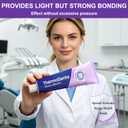 2Pcs Glow Denture Adhesive,Thermo Dental Denture Adhesive,Thermoplastic Denture Adhesive,Extra Strong and Durable Denture-Adhesives,Secure Hold for Loose False Teeth,Long Lasting Effect