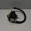 Trailer Wiring Harness Plug Fit for 1999 2000 2001 Ford F250 F350 Super Duty, 4 & 7 Pin Tow Plug with Mounting Bracket, Replace# YC3Z-13A576-CA