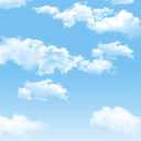 AOFOTO 3x5ft Blue Sky Backdrops White Clouds Photo Shoot Background Photography Studio Props Digital Video Drop Baby Infant Kid Newborn Toddler Artistic Portrait