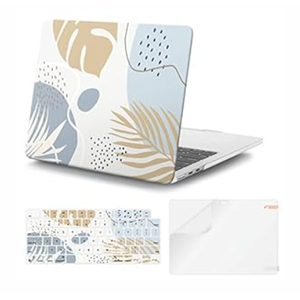 iCasso for MacBook Air 13 inch Case 2025 2024-2022 Release M4 A3240 M3 A3113 A2681 M2 with Liquid Retina Display, Hard Plastic Shell for Mac Air 13.6, Keyboard Cover&Screen Protector, Morandi Blue