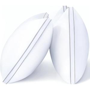 viewstar Pillows Queen Size Set of 2, Hotel Quality, Down Alternative Gusseted Bed Pillows for Side, Back, or Stomach Sleepers, White