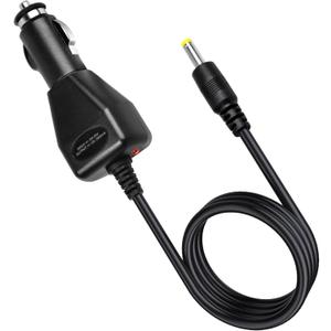DC 12V Car Charger for Portable DVD Player, Replacement Car Cigarette Lighter Adapter Power Cord for Sylvania/DBPOWER/UEME/HDJUNTUNKOR/DRJ Portable DVD, 6ft Extra Long (12V - 24V in)