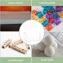 SUBEKYU Acrylic Dryer Sheet Container for Laundry Room,Dryer Sheet Holder Dispenser with Lid for Laundry Storage Organization and Decor,Clear Fabric Sheet Holder Box for Bathroom