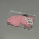 Sivio Weighted Eye Mask for Women & Men, Heatable and Freezable Weighted Eye Pillow with Silica Beads & Adjustable Strap, Soft Breathable Cotton Eye Cover for Sleeping Faster and Better, Pink