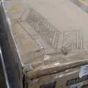 VASAGLE LED Bed Frame Queen Size, Queen Bed with Headboard and 4 Drawers, 1 USB Port and 1 Type C Port, Adjustable Upholstered Headboard 36.7/39.3 Inches, No Box Spring Needed, Light Gray URMB821G01