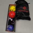 Boxing Reflex Ball for Adults and Kids - React Reflex Balls on String with Headband, Carry Bag and Hand Wraps - Improve Hand Eye Coordination, Punching Speed, Fight Reaction