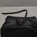 LOVEVOOK Laptop Tote Bag for Women 15.6 Inch Waterproof Leather Computer Bags Business Office Work Briefcase Black