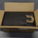 BagDream Recyclable Kraft Paper Gift Bag, 8x4.25x10.5 Inches, 100Pcs, Black, with Handles, Bulk, FSC Compliant, Multipurpose