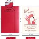 2 x Funny Mother’s Day Card for Wife, Humorous 1st First Mothers Day Card Gift for Mom, Unique Mothers Day Cards from Daughter Son