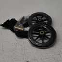  Replacement Wheelchair Wheels for Walkers - Environmentally Friendly Rubber Material, Wear-Resistant PU Tires, Anti-Slip, and Durable ABS Wheel Hub (6IN Narrow 2Pcs)