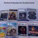 Rayvol Resealable Graded Card Sleeves for PSA-Sized Slabs, Exact Fit Sleeves Compatibile with PSA, CSG, CGC, FGS, FCG and Similar Sized Slabs(300pcs)