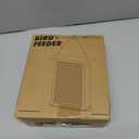 Kingsyard Finch Feeder for Outside Hanging, Metal Mesh Bird Feeders for Thistle/Nyjer Seed, Sliding Mesh & Builtin Perch, Recycled Plastic, Yellow