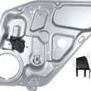 NewYall Rear Right Power Window Regulator with Motor Assembly for Hyundai Sonata 2006-2010