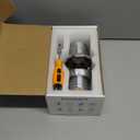 Fingerprint Smart Door knob, Keyless Entry Door Lock with Keypad, 4-1 in Unlock (APP/Code/Fingerprint/Key) Back Locking, Auto Lock, Anti Prying Password, for Home, Office, Hotel (YL-78A-SILVER-NEW)