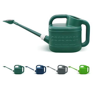 2 Gallon Watering Can, Garden Watering Can Outdoor, Plant Water Can with Removable Long Spout and Stainless Steel Sprinkler Head, Large Plastic Outdoor Watering Cans for Gardening Flower Plants