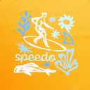 Speedo Boy's Uv Swim Shirt Long Sleeve Tee Graphic (Orange)