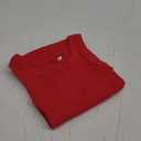 GEMBERA Womens Sleeveless Racerback High Neck Casual Basic Cotton Ribbed Fitted Tank Top (Large, Red)
