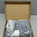 3-in-1 Electric Heated Foot Warmer Pad, 6 Heat Settings & 4 Timers, Double Sided Soft Fleece Feet Heating Pad for Under Desk, Bed, Office Floor Warming, Home Gifts for Women & Men