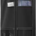 Lazebox 43" Travel Garment Bag with Accessories Zipper Pocket, Heavy Duty Suit Bag for Suits, Tuxedos, Dresses, Coats, Black, 1 pack