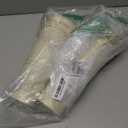 Cptoion 8 Pack Galvanized Metal Vases for Flowers, 9 Inch Flower with Handles, French for Home Decor Table Weddings Centerpiece Decorations, Beige