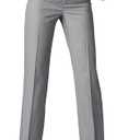 Lee Women's Flex Motion Regular Fit Trouser Pant, ash Heather, 12 Short