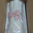 Bow Flower vase, Bow vase for Flowers, Pink Bow Ceramic Vase  Cute Vase with Shiny Glaze, Modern vase Decor (Pink Bow)