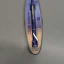 WRITECH Clictek Fountain Pen Retractable: Blue Ink Medium Nib Transparent Barrel, Gift Set Includes 5 Ink Cartridges for Smooth Writing No Leaking