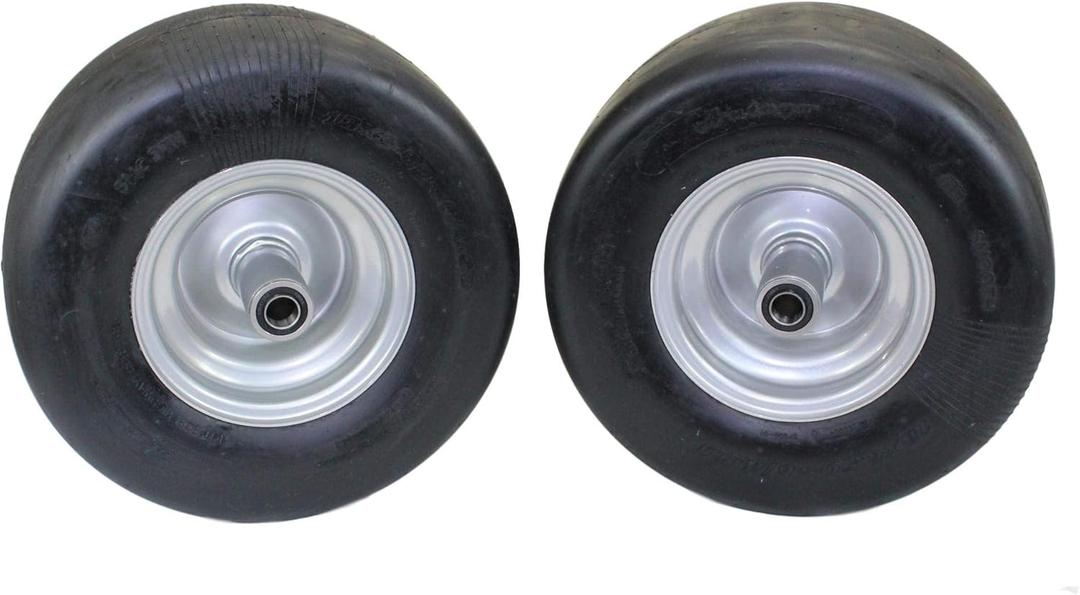 (Set of Two) Hustler Flat Free 13x6.50-6 Assemblies for 604898, 789537, 747782, 604717