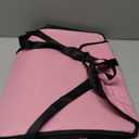 Petbobi Pet Reinforce Car Booster Seat for Dog Cat Portable and Breathable Bag with Seat Belt Dog Carrier Safety Stable for Travel Look Out,with Clip on Leash with PVC Tube, Pink