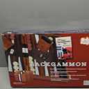 Get The Games Out Backgammon Set, Classic Board Game Case, 2 Players, Includes Strategy & Tip Guide, Perfect for Parties and Family Game Nights - Extra Large, Brown