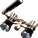 BLACKICE Opera Glasses, Opera Binoculars, 3X25 Theater Binoculars Compact with Adjustable Handle for Adults Kids Women in Concert Theater Opera (Black with Handle)