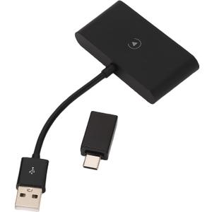 Dpofirs Auto Wireless Adapter, Plug and Play USB Converter, Data Transfer Wired to Wireless Converter, for Carplay System