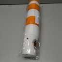 24 Pack Thanksgiving Cups - 16oz Orange & White Plastic Fall Party Cups with Autumn Pumpkin and Turkey Designs, Perfect for Friendsgiving and Holiday Celebrations