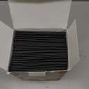 [1000 Pcs] Black Disposable Cocktail Short Straws - 5 Inch Length 0.16 Inch Diameter Coffee & Cocktail Stirrers Plastic Straws for Whiskey,Bar,Club,Soda,Cocktail,Teas