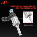 A-Premium Fuel Injectors Compatible with Chevrolet Traverse 2009-2011, Camaro 2010-2011 & GMC Acadia 2009-2011 & Buick Enclave 2009-2011, LaCrosse 2010-2011 & Cadillac CTS/STS, 3.6L, Set of 6