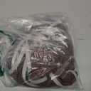 ESONLAR Women's Sexy Plunging V Neck Bathing Suit Open Back Contrast Color One Piece Swimsuits Brown & White XL