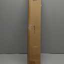 Cordless Vinyl Mini L Blinds 25" W x 48" H, 1" Slat White Horizontal Windows L Blind for Door, Shades, Camper, Light Filtering, Interiors, Arrive 1/2 Inch Narrower Indoor