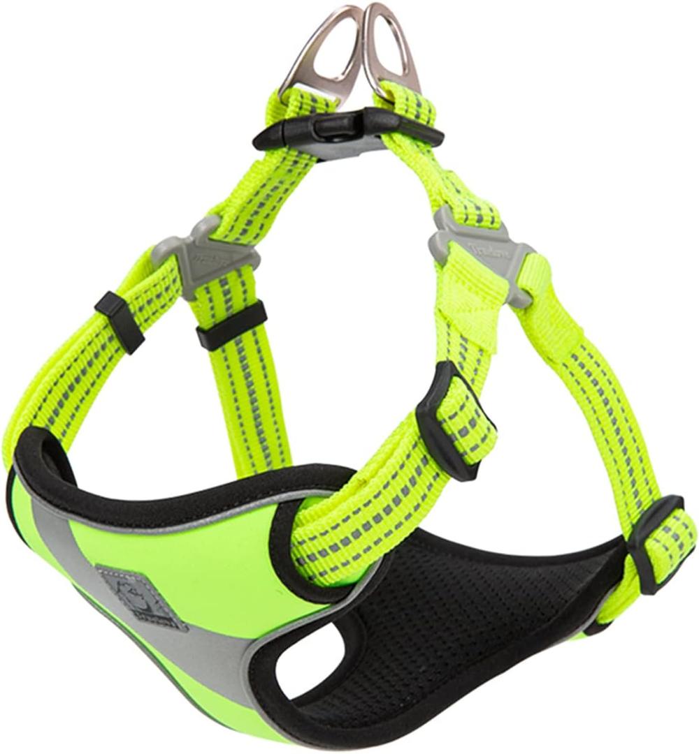 TRUE LOVE Dog Harness TLH5991 Anti Pull Safety Vest Step-in Style Harness for More Comfort and Less Tug Reflective Pet Harness by Truelove (Neon Yellow) TRUE LOVE Dog Harness TLH5991 Anti Pull Safety Vest Step-in Style Harness for More Comfort and Less Tug Reflective Pet Harness by Truelove (Neon Yellow)