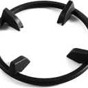 Grill Valueparts Wok Ring Replacement Parts for Gas Stove Burner Grates Cast Iron Stove Top Grates Support Ring Universal Non-Slip 9 Inch Samsung GE Whirlpool Kitchenaid LG Range Base Wok Burner Ring