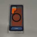 TORRAS Strong Magnetic & Seamless Stand for Samsung Galaxy S25 Ultra Case, Fit for MagSafe, Mil-Grade Drop Protection, Kickstand for Samsung Galaxy S25 Ultra Case, Translucent Back/Blue Edge