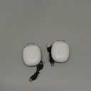 2PCS Universal Automatic Fingernail Grinder, Portable Electric Nail Clipper with LED Light and 3 Speeds, 360 Silent Auto Fingernail Cutter and Polishing Trimmer for Safe (White)